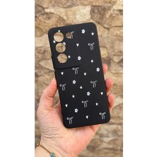 Vip Case Vivo V30 Lite Uyumlu Mini Fiyonk Desenli Silikon Darbe Emici Klasik Korumalı Rubber Kılıf