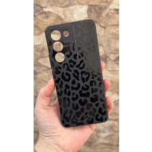 Vip Case Vivo V30 Lite Uyumlu Leopar Desenli Silikon Darbe Emici Klasik Korumalı Rubber Kılıf