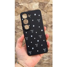 Vip Case Vivo V40 Lite 5g Uyumlu Mini Fiyonk Desenli Silikon Darbe Emici Klasik Korumalı Rubber Kılıf