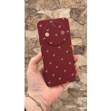Vip Case Honor Magic 8 Lite Uyumlu Beyaz Fiyonk Desenli Silikon Darbe Emici Klasik Korumalı Rubber Kılıf