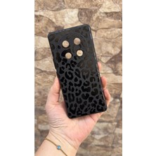 Vip Case Honor Magic 7 Lite 5g Uyumlu Leopar Desenli Silikon Darbe Emici Klasik Korumalı Rubber Kılıf