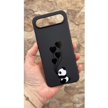 Vip Case Tecno Spark Slim Uyumlu Kalpli Panda Desenli Silikon Darbe Emici Klasik Korumalı Rubber Kılıf