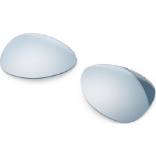 Porsche Design  P8678 Modele Uyumlu 68MM Açık Mavi Yedek Lensler Unısex Güneş Gözlüğü Lens