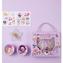 Elit Bant ve Stıcker Set Kuromi Hello Kitty