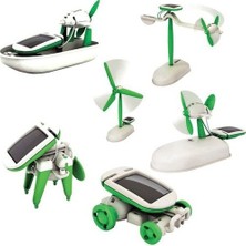 Masa Dostu Güneş Enerjili Robot Oluşturma Seti Solar Kit (6 In 1)