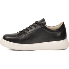 Pierre Cardin Siyah Hakiki Deri Erkek Sneaker 1362002 M ( Büyük No )