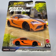 Hot Wheels Premium 2021 Toyota gr Supra - Fast & Furious Model Araba