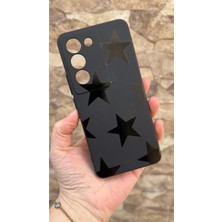 Vip Case Vivo V30 Lite Uyumlu Star Silikon Darbe Emici Klasik Korumalı Rubber Kılıf