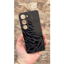 Vip Case Vivo V40 Lite 5g Uyumlu Zebra Desenli Silikon Darbe Emici Klasik Korumalı Rubber Kılıf