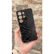 Vip Case Samsung Galaxy S26 Ultra Uyumlu Zebra Desenli Silikon Darbe Emici Klasik Korumalı Rubber Kılıf