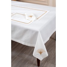 Koza Home Iris Gold Nakışlı Tekli Runner 45X145 2554