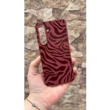 Vip Case Samsung Galaxy S25 Fe Uyumlu Zebra Desenli Silikon Darbe Emici Klasik Korumalı Rubber Kılıf
