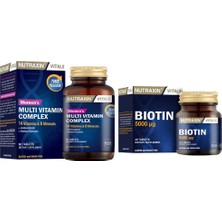 Nutraxin Women's Multi Vitamin Complex 60 Tablet & Biotin 5000 Mg 30 Tablet