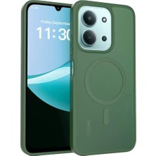İntora Redmi 15C 4g Jota Magsafe Kapak - Koyu Yeşil