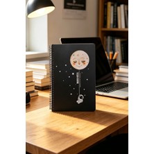 Glanart Orta Boy Plastik Kapak Kareli Defter 80 Yaprak (17X24 cm )