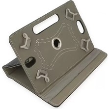 İntora Universal 7 Kılıf 360 Tablet Deri Kılıf - Siyah