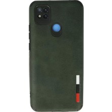 İntora Redmi 9c Kılıf Loop Deri Silikon - Yeşil