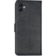 İntora Galaxy A04 Kılıf S Kapaklı Kılıf - Lacivert