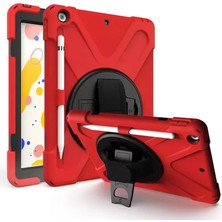 İntora Ipad Air 3 10.5 Kılıf Amazing Tablet Kapak - Kırmızı