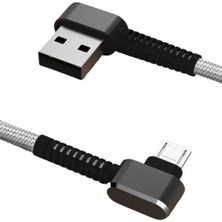 İntora Konfulon S73 Micro USB Kablo 1m 2.1A - Beyaz