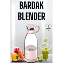 İntora Bardak Blender Smoothie Meyve Sıkacağı Şarjlı Cam Taşınabilir