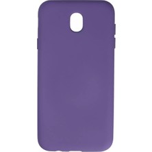 İntora Galaxy J7 / J730 Kılıf Nano Içi Kadife Silikon - Mor