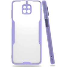 İntora Redmi Note 9s Kılıf Platin Silikon - Lila