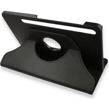 İntora Galaxy X800 Tab S8 12.4 Kılıf 360 Tablet Deri Kılıf - Siyah