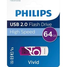 İntora Vivid Serisi 64GB USB 2.0 High Speed Flash Bellek (FM64FD05B/00)