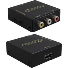 İntora PM-33523 Metal Kasa Hdmı To Rca Çevirici Adaptör