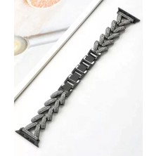 İntora Watch 38MM Node Taşlı Kordon - Siyah