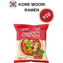 Spicy Seoul Woori Ramen Acılı kore ramen 10'lu Paket