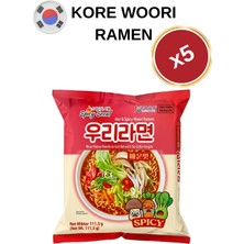 Spicy Seoul Woori Ramen Acılı kore ramen 5'li Paket