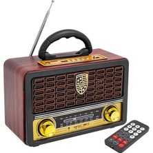 İntora Magicvoice MV-110BT USB - Sd - Fm - Bluetooth Destekli Nostaljik Radyo