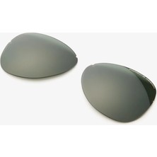 Porsche Design  P8678 Modele Uyumlu 68MM Yeşil Yedek Lensler Unısex Güneş Gözlüğü Lens