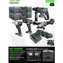 Voltz VZ20-4KIT Akülü Dörtlü Set