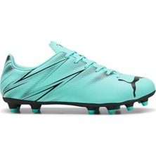 Puma Attacanto Fg/ag Erkek Krampon Çim Halı Saha Uyumlu Siyah Futbol Ayakkabısı
