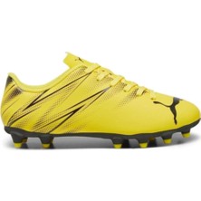 Puma Attacanto Fg/ag Erkek Krampon Çim Halı Saha Uyumlu Siyah Futbol Ayakkabısı