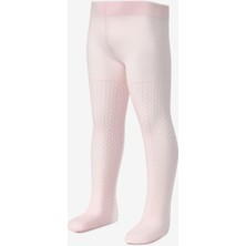 Le Mabelle Pembe Gofre Desen Kız Çocuk Külotlu Çorap
