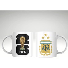 Applucky Dünya Kupası Arjantin Özel Baskı Kupa Bardak