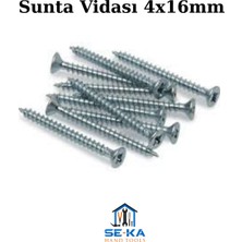 Seka Hand Tools Sunta Vidası 4X20 Çinko 1 Paket 200 Adet