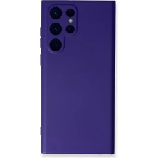 İntora Galaxy S23 Kılıf Nano Içi Kadife Silikon - Mor