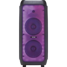 Rose HP-2200 Partybox Kablosuz Çift El Mikrofonlu Sarjlı Bluetooth 8” Hoparlör