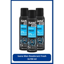 Isana Men Deodorant Fresh 3X150 ml