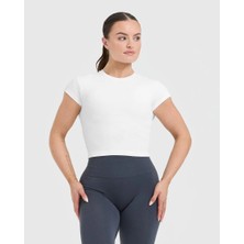 Oner Active Beyaz Cotton Icon Baby T-Shirt - Dar Kesim Sportif Tişört