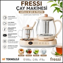Fressi 600W Dijital Göstergeli FR-CM03 Cam Çay Makinesi