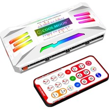 Loving Cool Lovingcool K1 Argb Beyaz LED Kontrolcü Uzaktan Kumandalı Argb Hub (Gaming Pc Kasa Uyumlu)