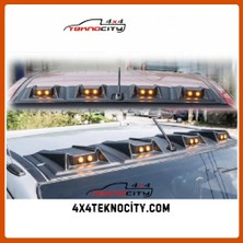 Teknocity Mıtsubıshı L200 2019 Sonrası Ledli Moonvisör Tavan Kebi Turuncu LED Off-Road Aksesuarı
