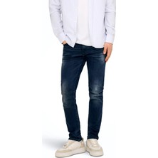 Only & Sons Onsloom Slim Bb Dot 8106 Dnm Erkek Kot Pantolon Mavi Siyah (22038106)