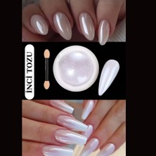 Uni Zer Nail Art Sedefli Inci Tozu Kalıcı Oje Protez Tırnak Pearl Powder Tırnak Sanatı